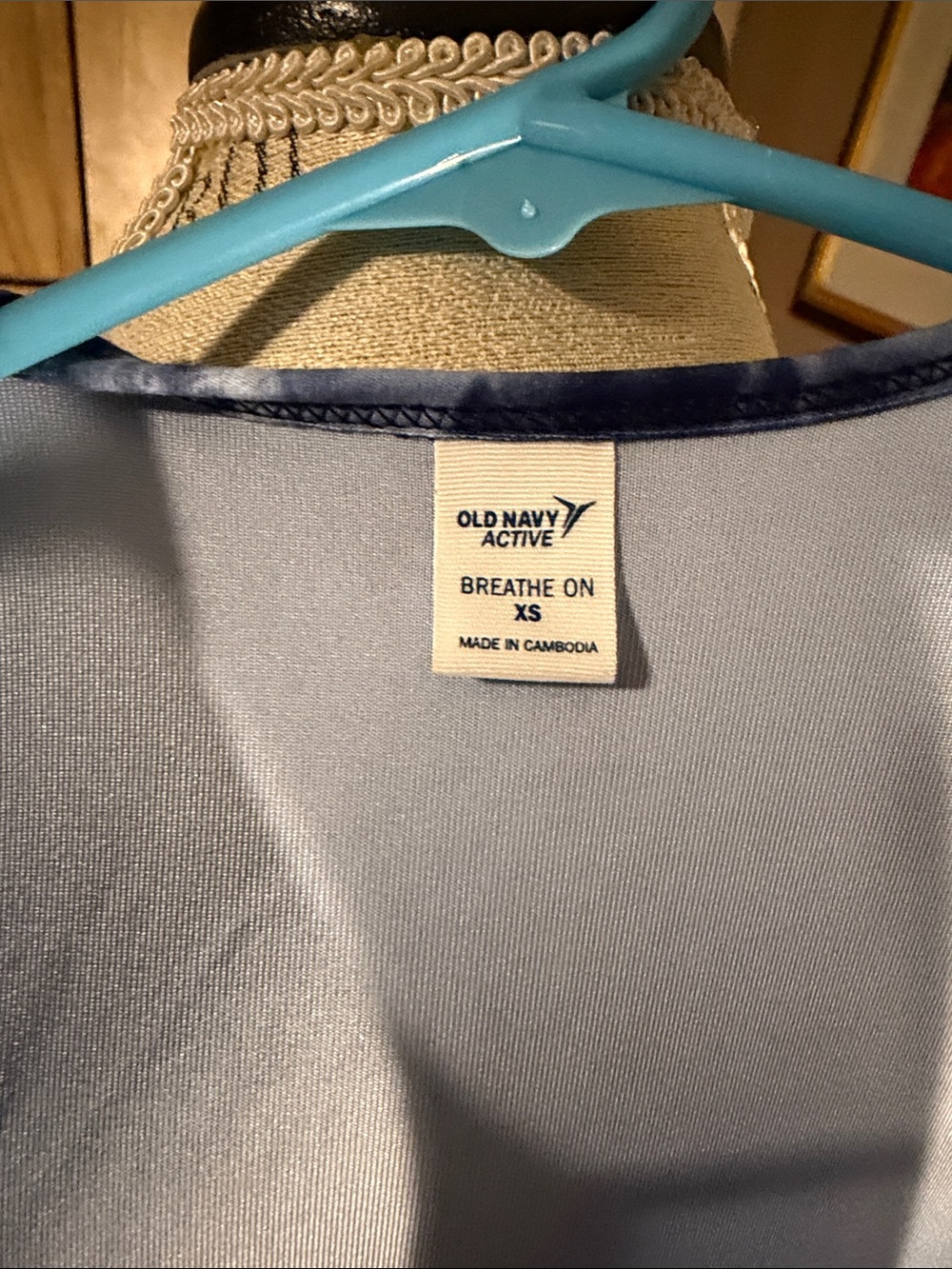 Old Navy Active Blue Tie-Dye Sleeveless Jumpsuit - XS - Picture 2 of 4